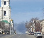 Пожар под Астраханью виден от Кремля