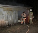 В Астрахани на пожаре пострадал мужчина