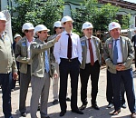 Глава российского минпрома проинспектировал ход строительства платформы для месторождения им. Филановского