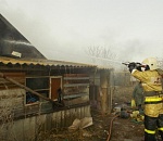 Утренний пожар под Астраханью унес жизни двух человек