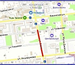 В центре Астрахани закрывается автодвижение