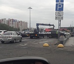 В Астрахани эвакуируют машины псевдо-инвалидов