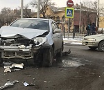 В Астрахани из-за нетерпеливого водителя произошло ДТП 