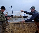 Москвичи перекрыли астраханский водоем сетями длиной более ста метров