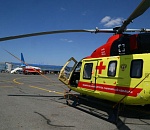 В Астрахань вертолетом экстренно доставили женщину с инфарктом миокарда