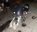 В Астрахани водитель мотоцикла на следующий день после его покупки попал в ДТП сразу и с авто, и с пешеходом