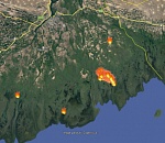 Ландшафтный пожар захватил дельтовую часть Астраханской области