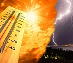 Завтра погода готовит астраханцам перфоманс по полной: пекло до  +41°, ветрище до 20 метров в секунду и грозы