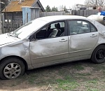 Под Астраханью опрокинулась иномарка: пассажир госпитализирован