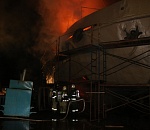 МЧС назвало причину пожара на судоремонтном заводе в Астрахани