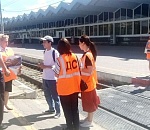 В Астрахани прошла профилактическая акция «По рельсам пойдешь – жизнь оборвешь!»