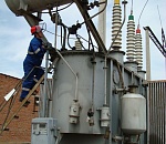 На подстанции 110 кВ «Резиновая» в Астрахани энергетики ОАО «МРСК Юга»  (ОАО «Россети») заменили комплект высоковольтных вводов