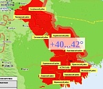 В воскресенье Астраханская область продолжит изнывать от крутой «прожарки»