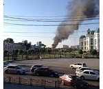 В Астрахани загорелись заброшенные дома