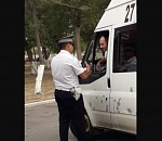 В Астрахани около 250 водителей маршруток заставили подышать в трубочку