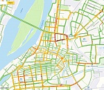 Окрестности астраханских ТЦ утонули в пробках 