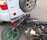 Под Астраханью 17-летний водитель мопеда врезался в иномарку