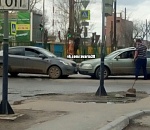 В Астрахани произошла романтическая авария