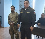 Астраханцу вручили медаль «За отвагу»