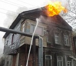 В центре Астрахани произошел крупный пожар