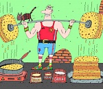 Не дельный обзор. Каждый астраханец может съесть 4500 блинов. Но без кофе