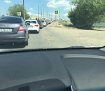 Фото дня. Субботние пробки в Астрахани