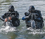 Каспийская флотилия ловила подводных диверсантов