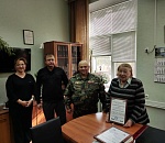 Светлане Кудрявцевой вручили благодарность Астраханского отделения «Офицеры России» 