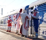 В Астрахань из Великого Устюга прибудет поезд Деда Мороза 