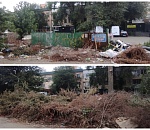 Астраханцы жалуются на мусорную площадку, не убиравшуюся как минимум два года