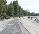 В Астрахани благоустройство Комсомольской набережной завершится до ноября  