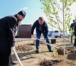 Игорь Бабушкин внес свою лепту в чистоту и порядок Астрахани