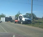 Две ГАЗели перевернулись на астраханской трассе