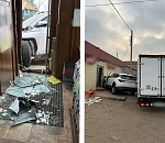 Астраханская полиция объяснила, кто виноват в том, что иномарка влетела в магазин 