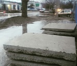 На трех астраханских улицах случился потоп