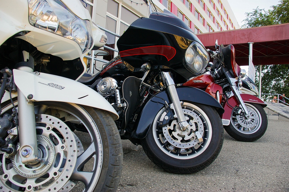 В Астрахани байкеры организовали мотопробег