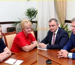 Астраханский губернатор встретился с лидером Народного фронта