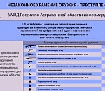 Астраханцы до 1 ноября могут добровольно, безнаказанно и за вознаграждение сдать оружие и боеприпасы