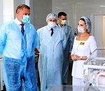 В новом корпусе перинатального центра астраханской больницы готовят к выписке первую тройню