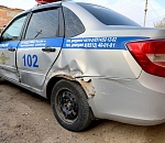 Мгновенная карма: под Астраханью пьяный водитель мотоцикла врезался в патрульку