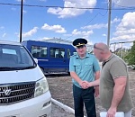 Пять минивэнов, изъятых на границе Астраханской таможней, отправились на СВО