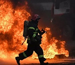 За астраханским мясокомбинатом произошел крупный пожар, есть погибший