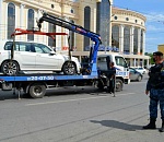 На водителей в центре Астрахани устроили облаву