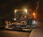 В преддверии 9 мая заасфальтировали астраханский Бульвар Победы 