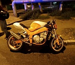 В Астрахани мотоциклист врезался в иномарку под управлением автоледи