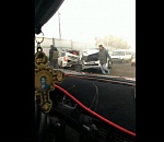 На Милицейском мосту в Астрахани произошла страшная авария