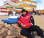 В Антарктиде появился указатель с названием астраханского полигона