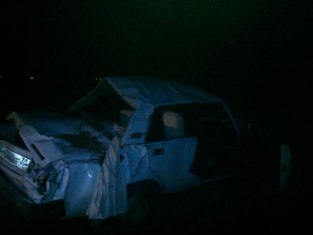 На автодороге «Ахтубинск - Верхний Баскунчак» перевернулась легковушка - один человек погиб