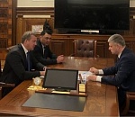 Врио губернатора Астраханской области пообщался в Москве с генеральным директором РЖД