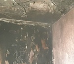 На пожаре в Астрахани пострадала пожилая женщина